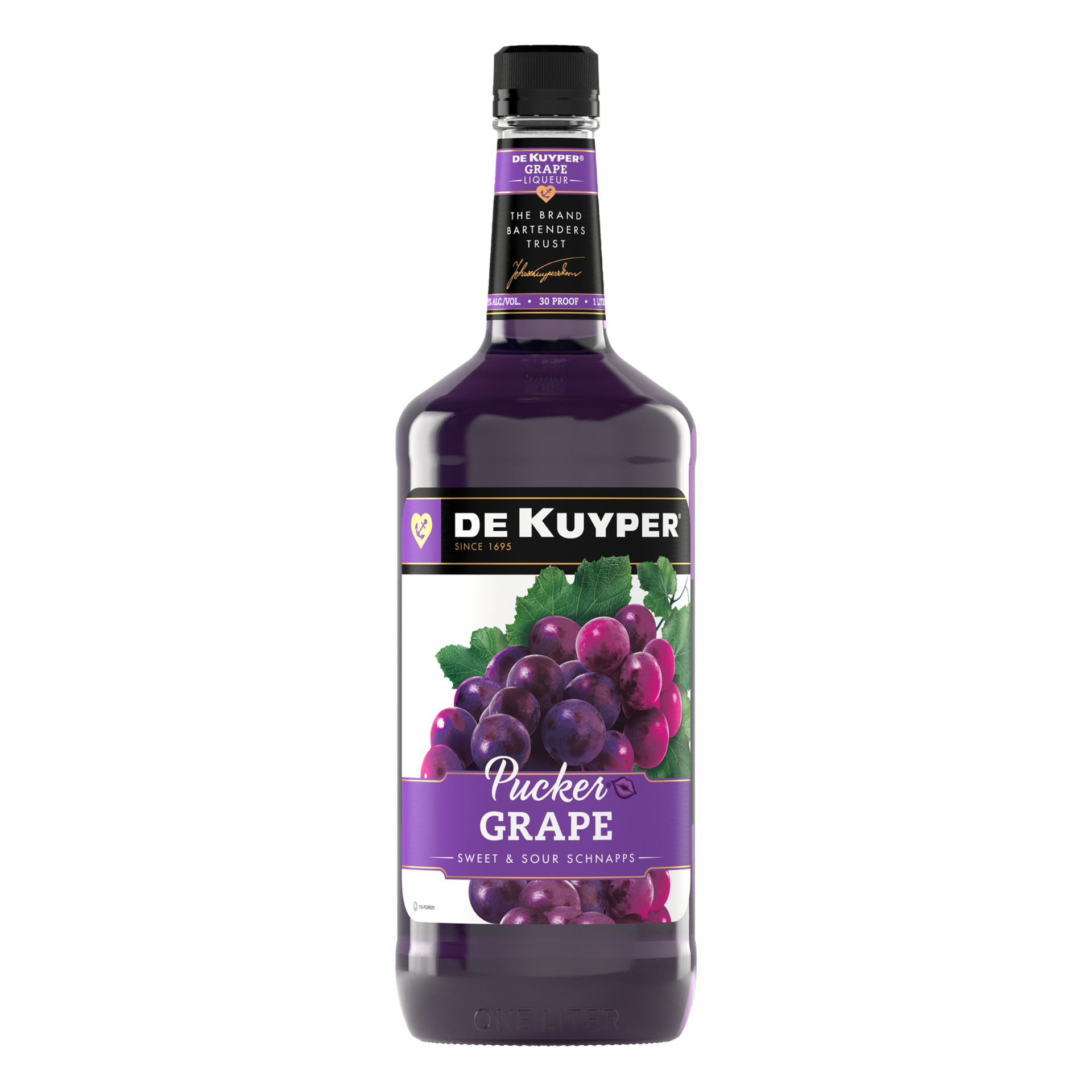 slide 2 of 2, Dekuyper Grape Pucker, 1 liter