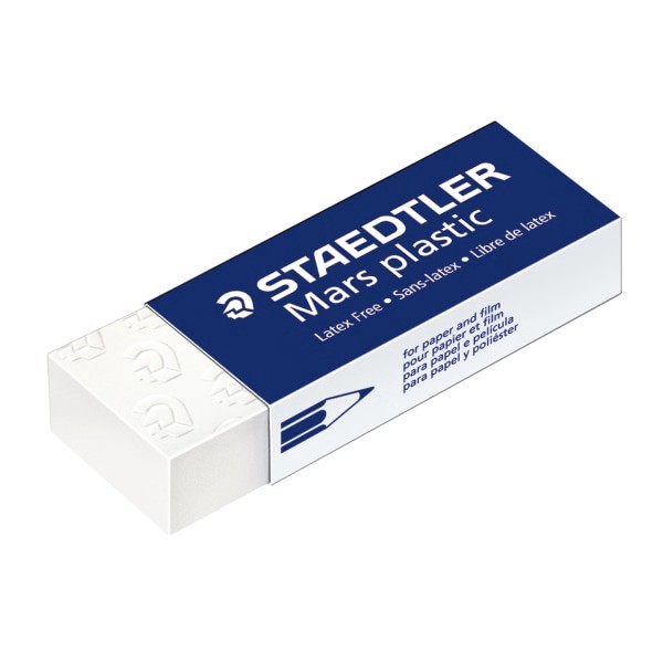 slide 3 of 7, STAEDTLER Mars Plastic Erasers, Pack Of 4, 4 ct