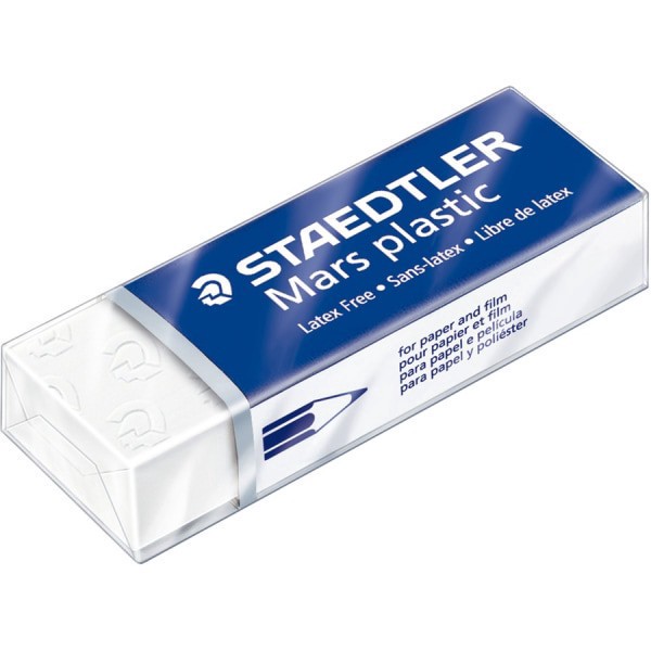 slide 2 of 7, STAEDTLER Mars Plastic Erasers, Pack Of 4, 4 ct