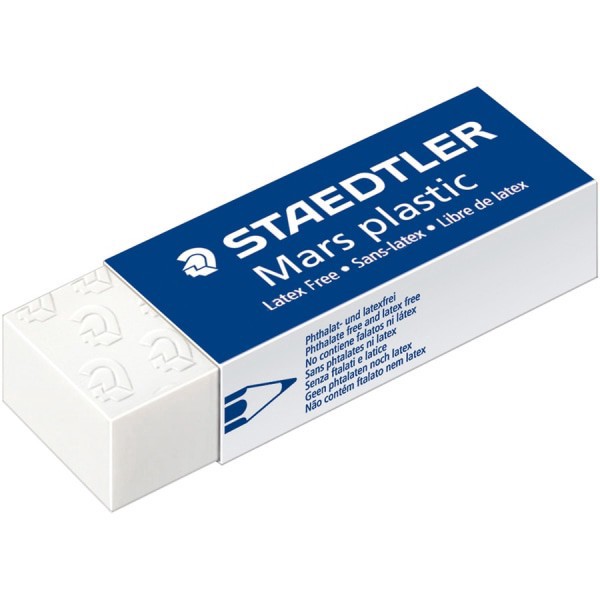 slide 7 of 7, STAEDTLER Mars Plastic Erasers, Pack Of 4, 4 ct