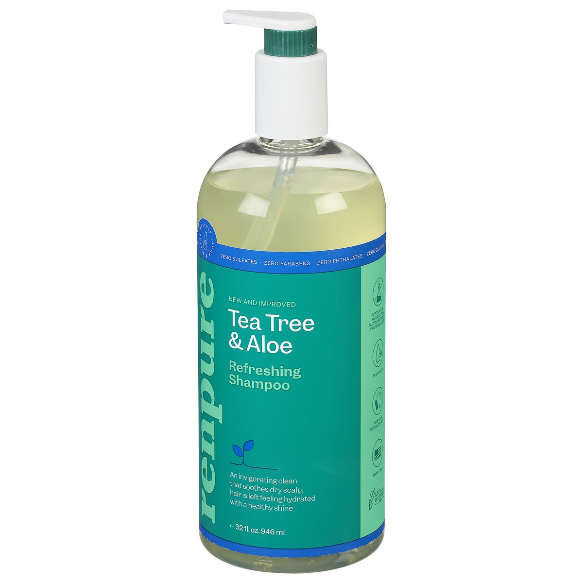 slide 3 of 12, Renpure Refreshing Tea Tree & Aloe Shampoo 32 fl oz, 32 fl oz