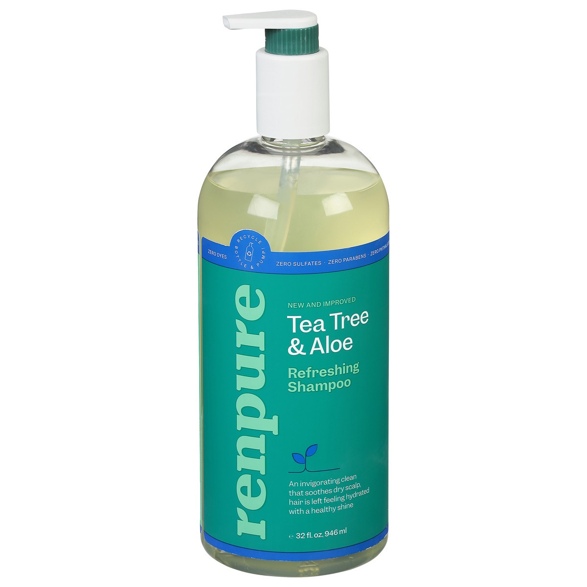 slide 4 of 12, Renpure Refreshing Tea Tree & Aloe Shampoo 32 fl oz, 32 fl oz