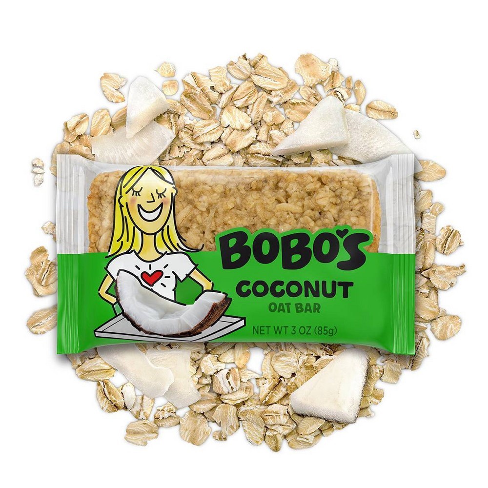 slide 4 of 6, Bobo's Coconut Oat Bar 3 oz. Wrapper, 3 oz