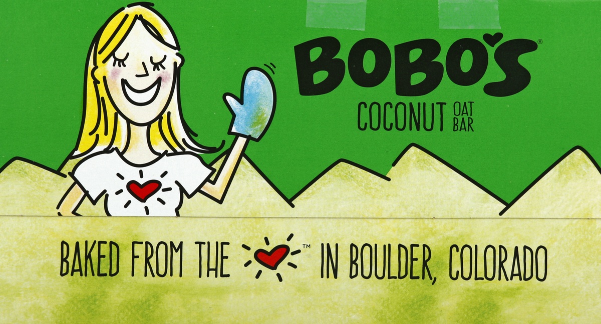 slide 3 of 6, Bobo's Coconut Oat Bar, 3 oz
