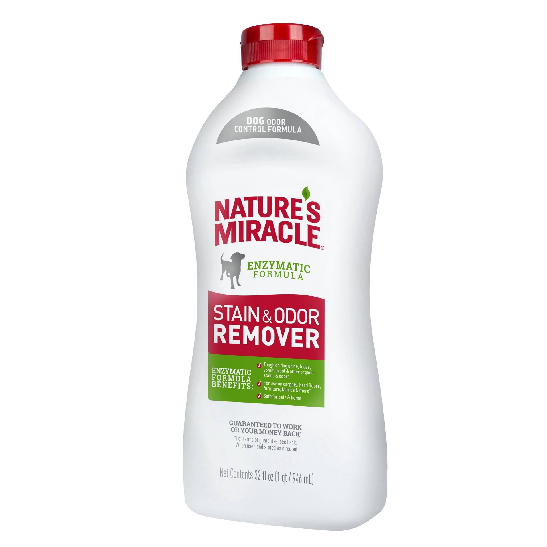 slide 3 of 11, Nature's Miracle Pour Stain and Odor Remover - 32oz, 32 oz