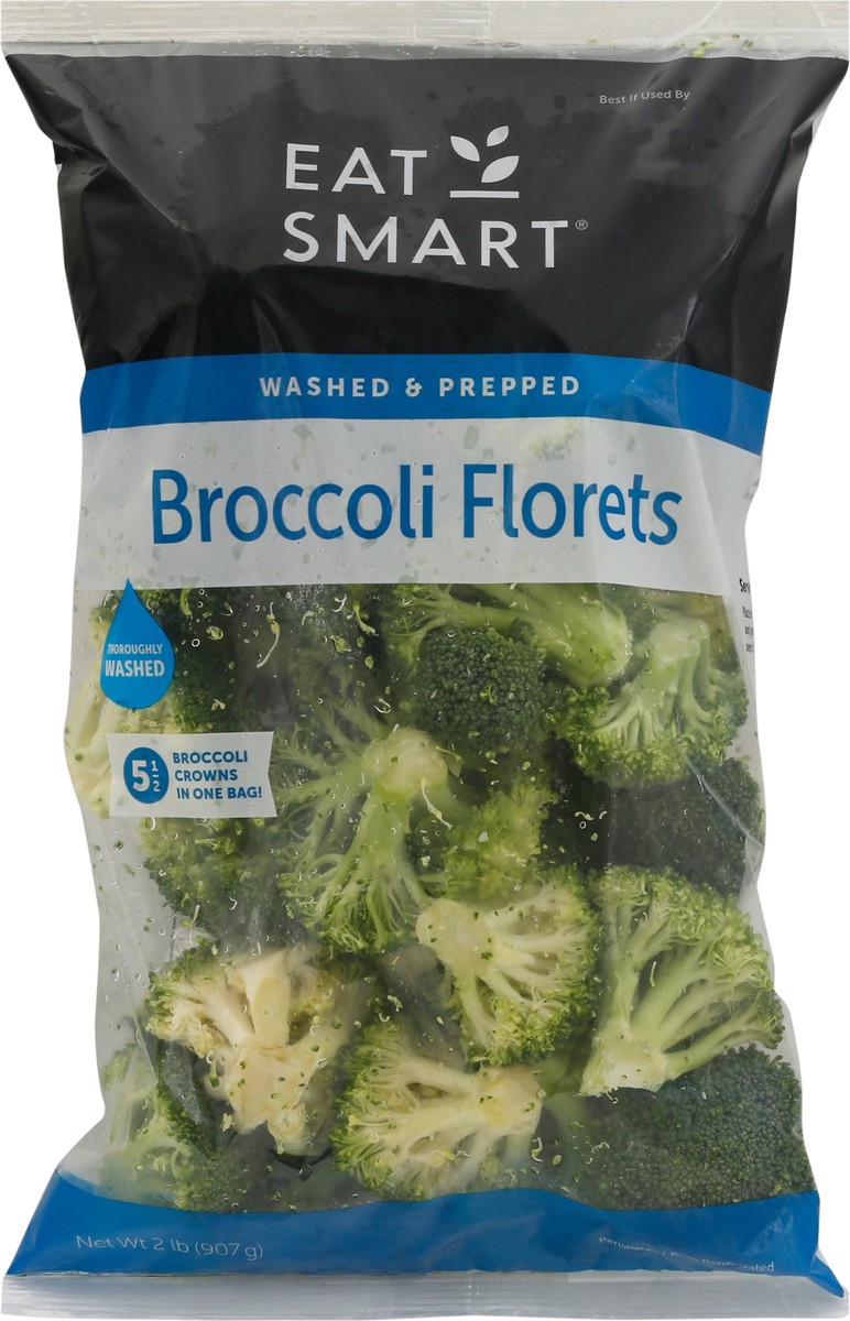 slide 10 of 14, Eat Smart® broccoli florets, 2 lb