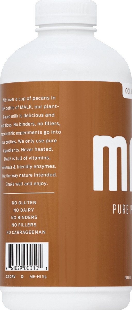 slide 3 of 4, MALK Maple Pure Pecan Milk, 28 fl oz