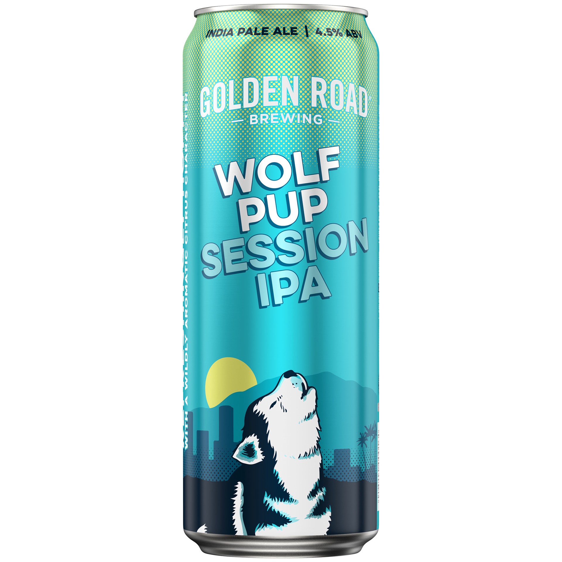 slide 2 of 2, Golden Road Wolf Pup Session IPA, 25 fl. oz. Can, 4.5% ABV, 25 fl oz