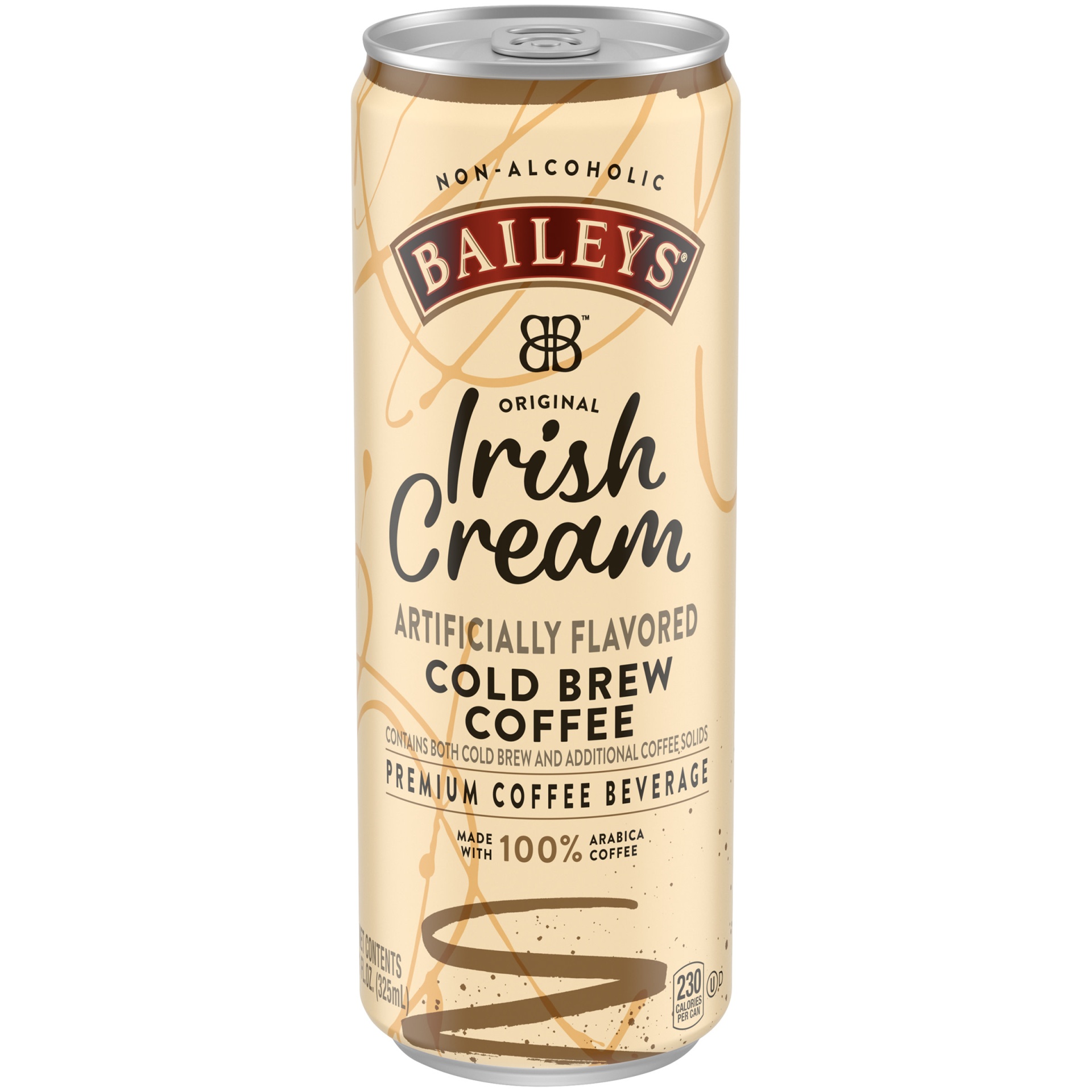 slide 1 of 1, Baileys Non-Alcoholic Original Irish Cream Cold Brew Premium Coffee Beverage, 11 fl oz