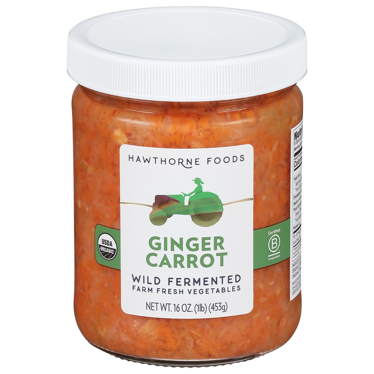 slide 4 of 4, Og Ginger Carrots, 16 oz