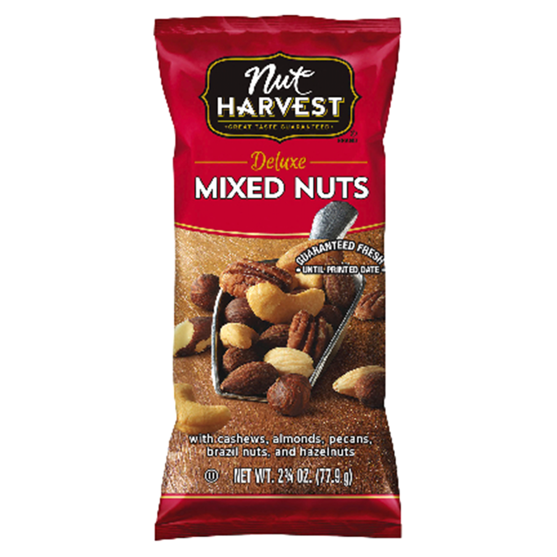 slide 1 of 1, Nut Harvest Mixed Nuts, Deluxe, 2.75 Ounce, 2.75 oz