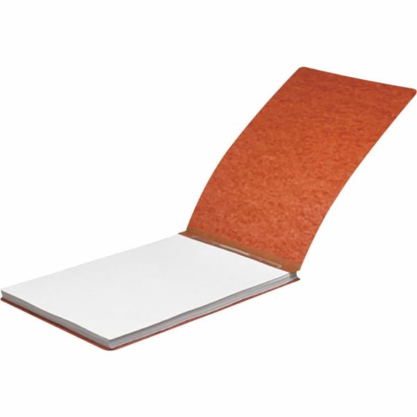slide 3 of 3, ACCO® Pressboard Report Cover With Fastener, Side Bound, 11"" x 17"", 60% Recycled, Earth Red, 1 ct