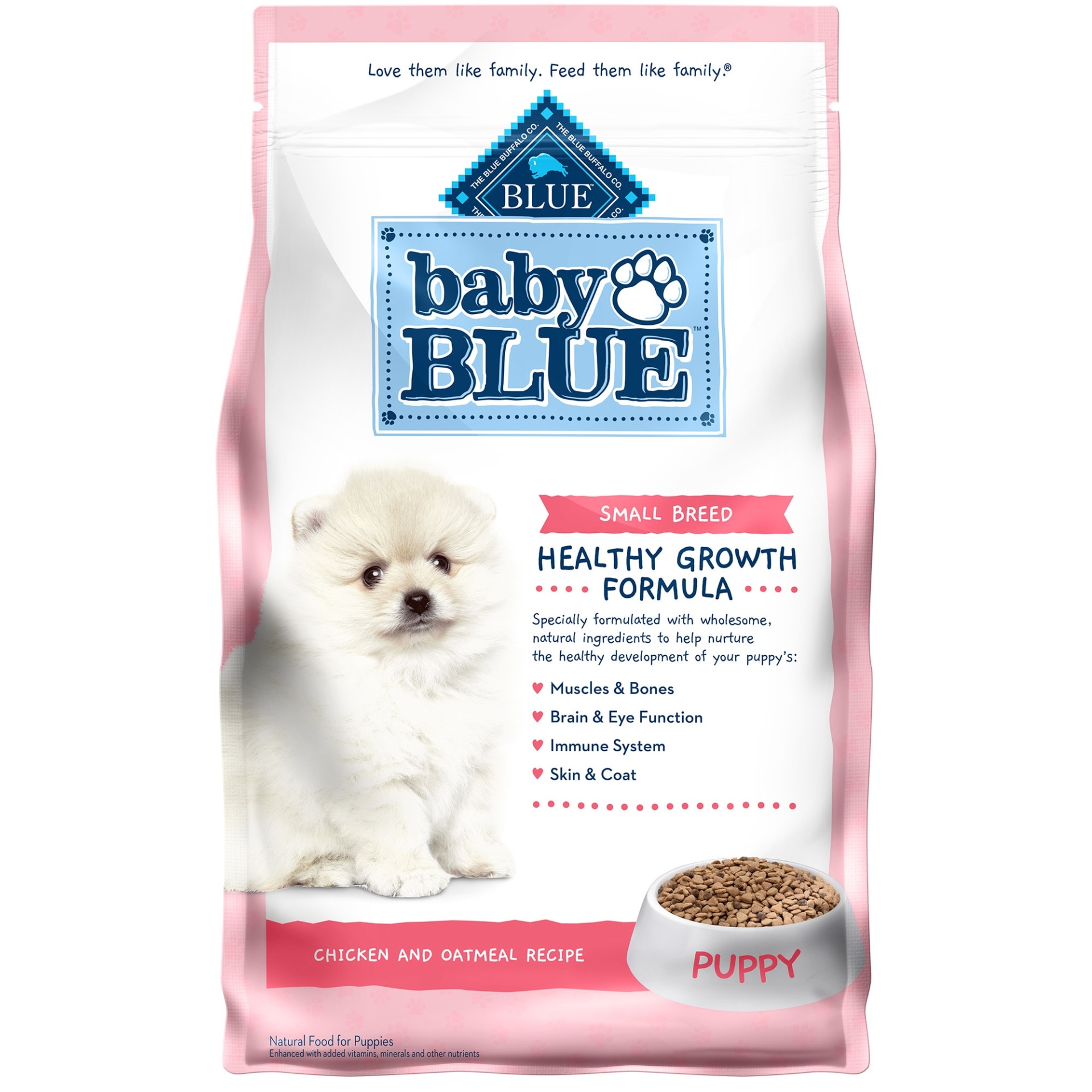 slide 1 of 1, Blue Buffalo Baby BLUE Small Breed Puppy Chicken Dry Dog Food, 4 lb