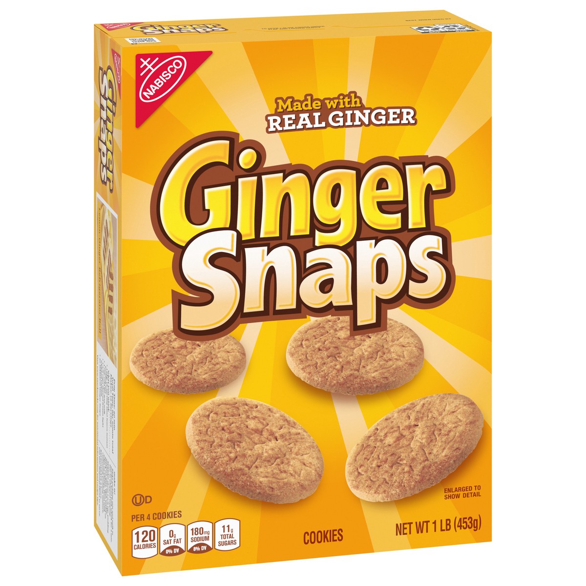 slide 2 of 9, Ginger Snaps Nabisco Ginger Snap Cookie, 16 oz