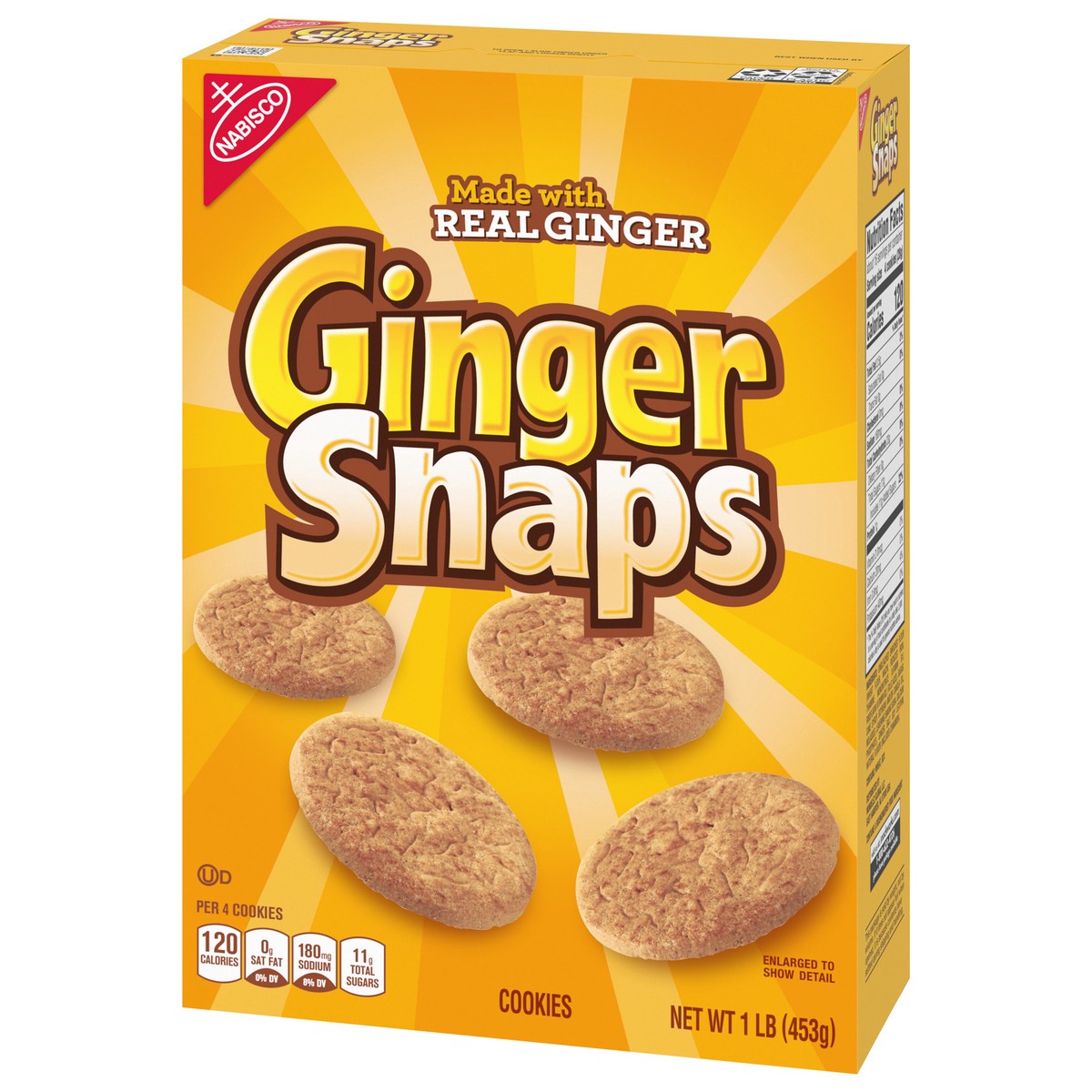 slide 3 of 9, Ginger Snaps Nabisco Ginger Snap Cookie, 16 oz
