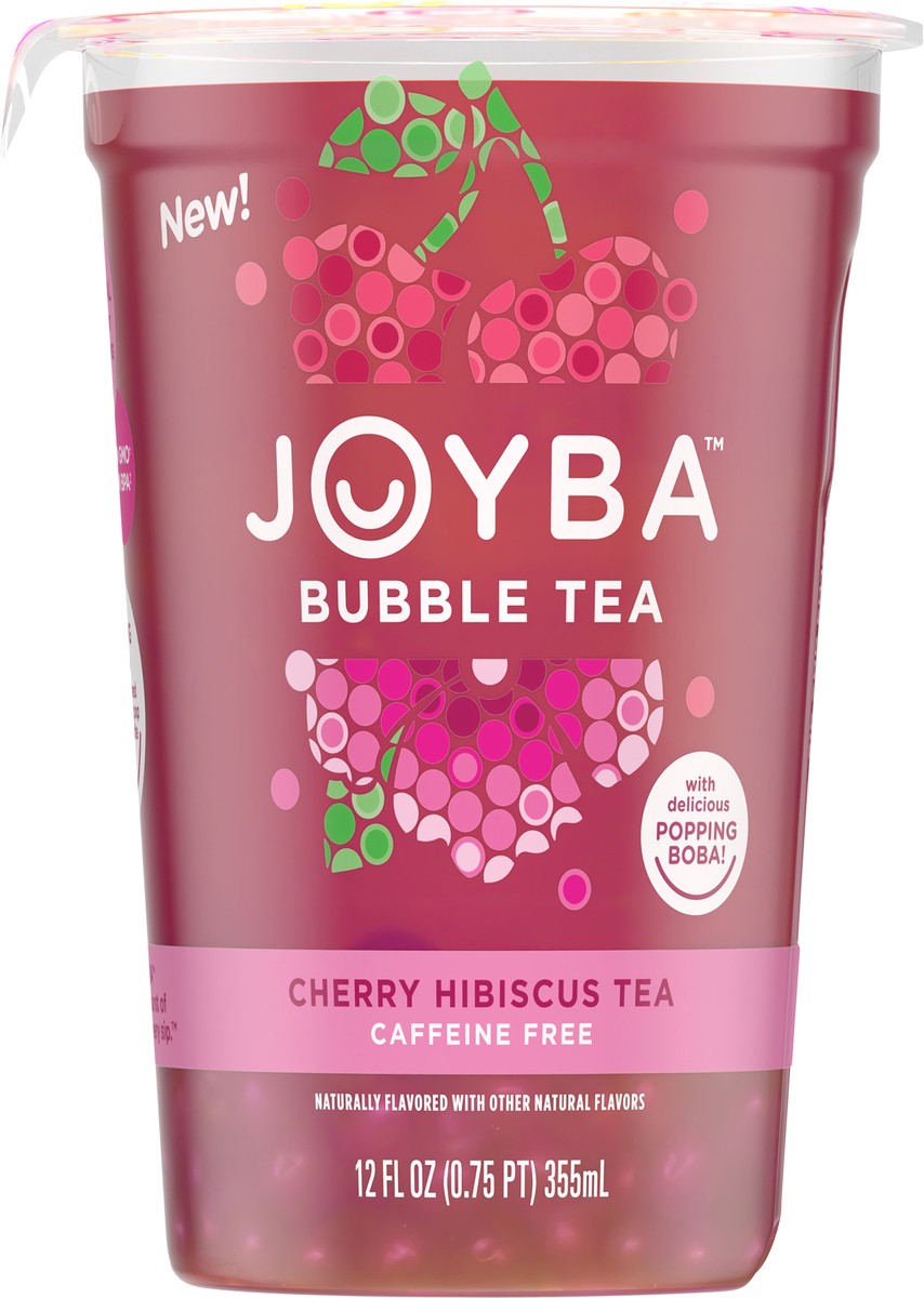 slide 1 of 7, JOYBA Cherry Hibiscus Tea Bubble Tea 12 fl oz, 1 ct
