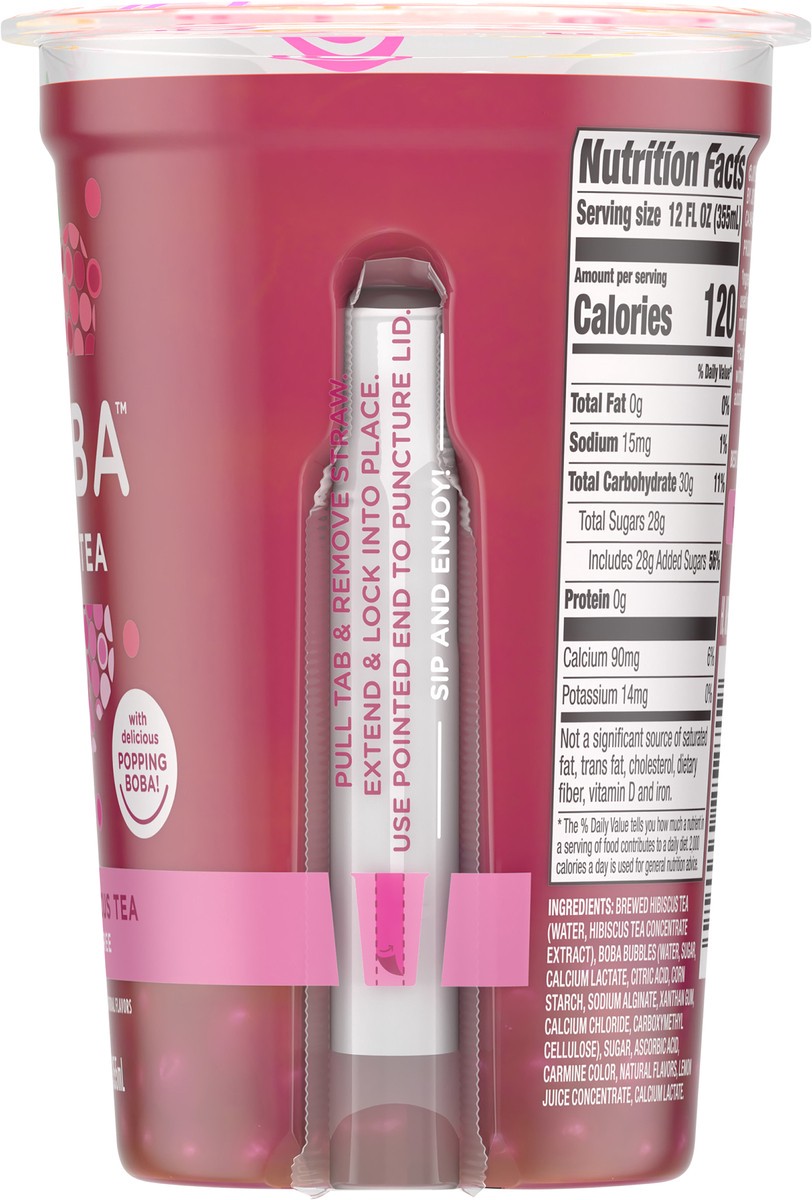 slide 4 of 7, JOYBA Cherry Hibiscus Tea Bubble Tea 12 fl oz, 1 ct