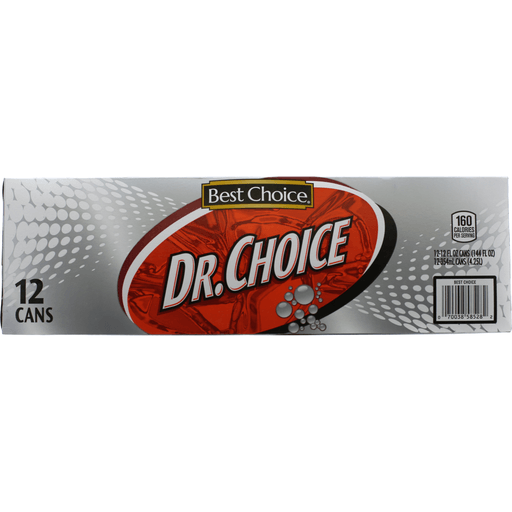 slide 1 of 1, Best Choice Dr Choice Soda, 12 ct; 12 fl oz