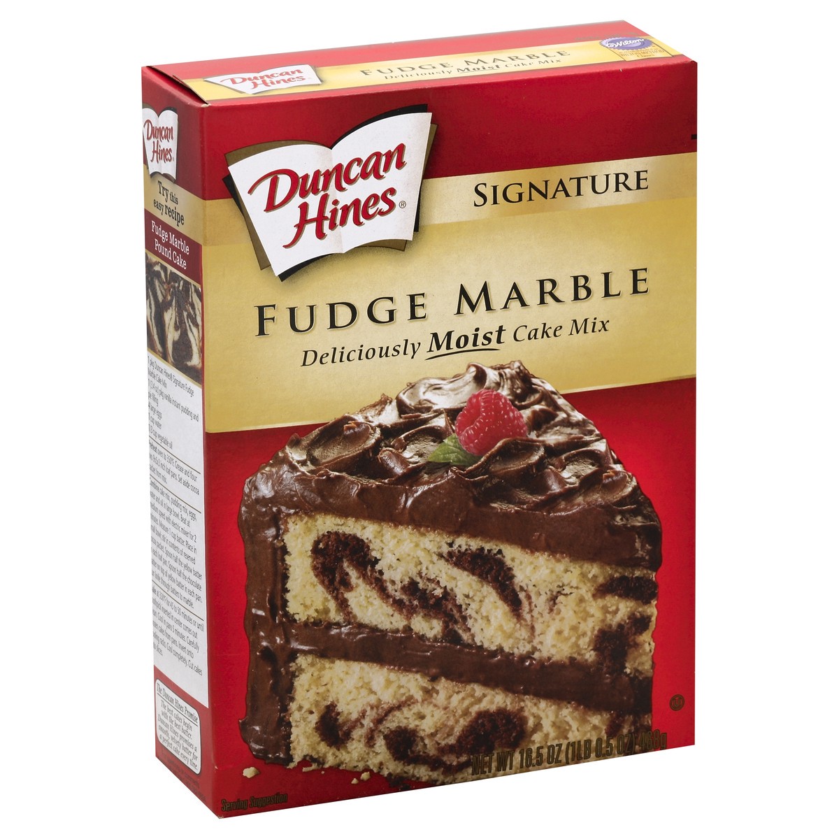 slide 1 of 5, Duncan Hines Fudge Marble Cake Mix, 16.5 oz