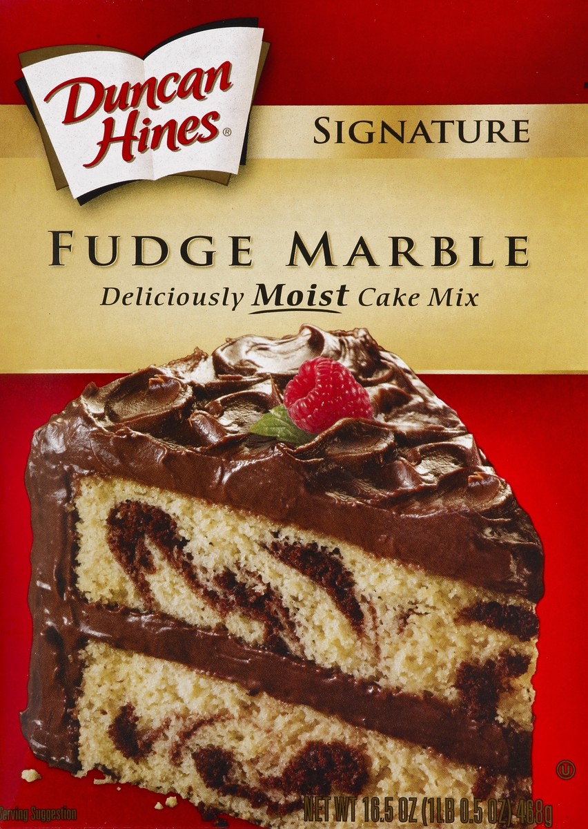 slide 2 of 5, Duncan Hines Fudge Marble Cake Mix, 16.5 oz