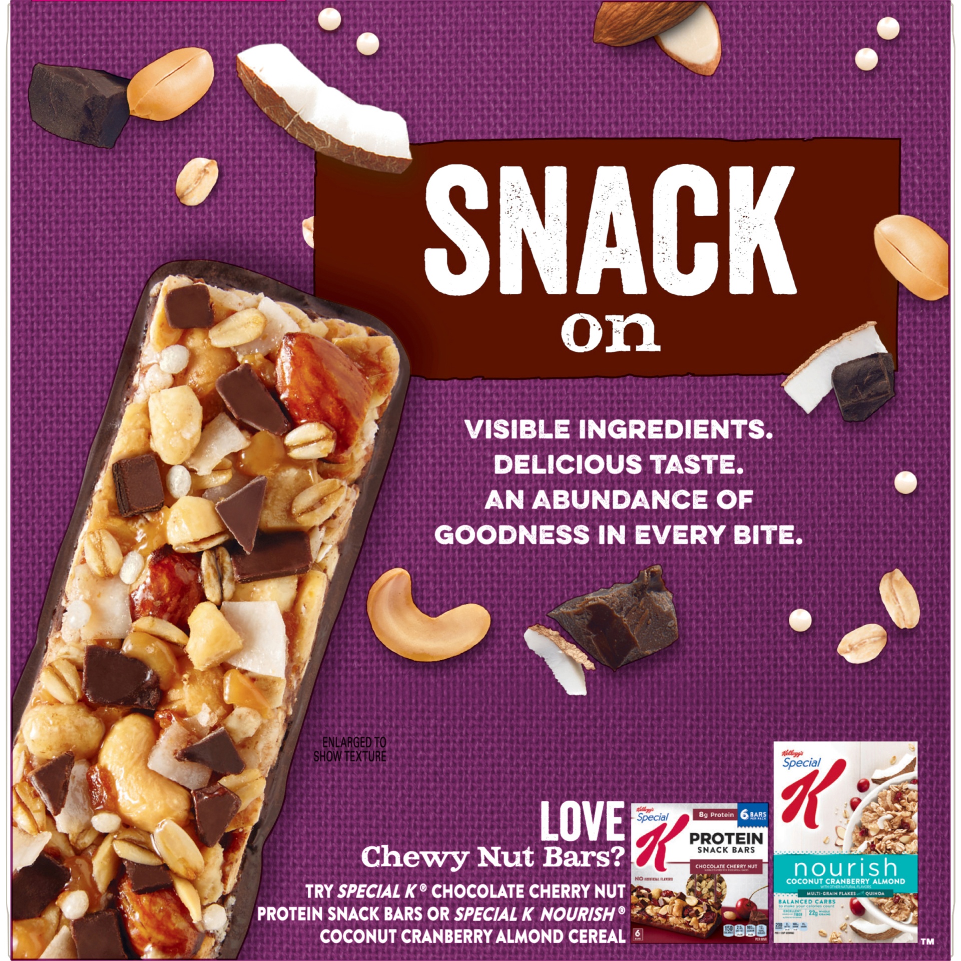 Special K Nourish Chocolate Coconut Cashew Chewy Nut Bars 6 ct Shipt