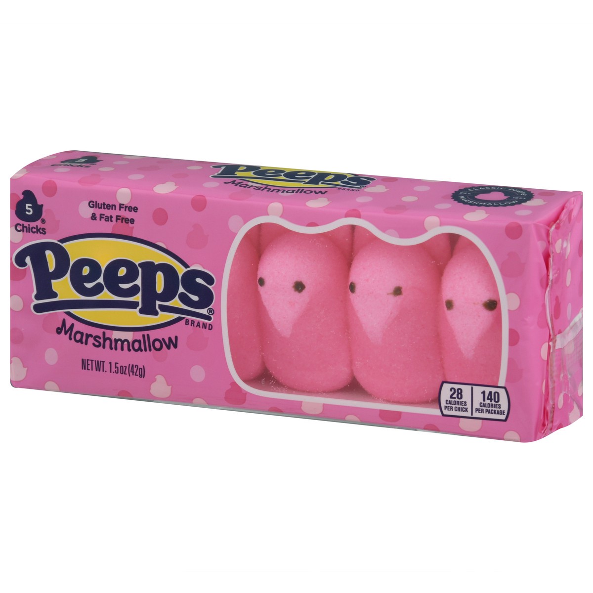 slide 3 of 14, Peeps Marshmallow Chicks Candy 5 Chicks 5 ea, 5 ct
