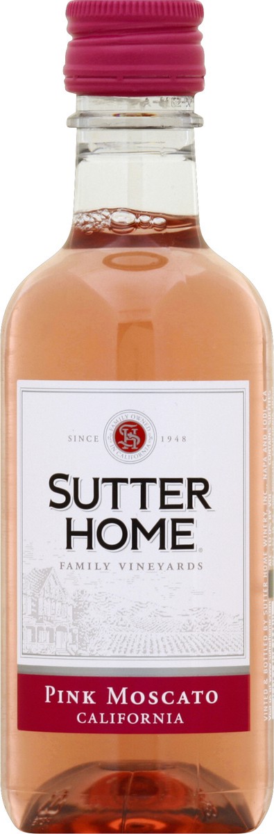 slide 2 of 2, Sutter Home Pink Moscato, 187 ml