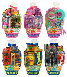 Wonder Treats Large Easter Basket With Assorted Toys