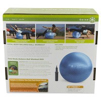 slide 11 of 21, Gaiam Total Body 75cm Balance Ball Kit, 1 ct