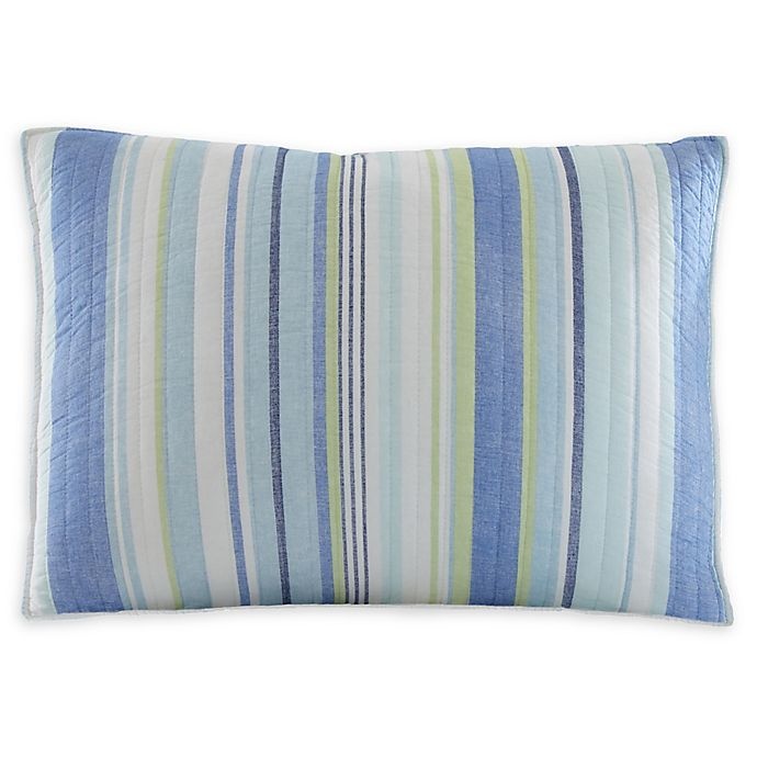 slide 1 of 3, Levtex Home Blue Water King Pillow Sham - Blue, 1 ct