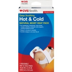 slide 1 of 1, CVS Health Deep Soothing Hot Cold Natural Moist Heat Pack, 1 ct