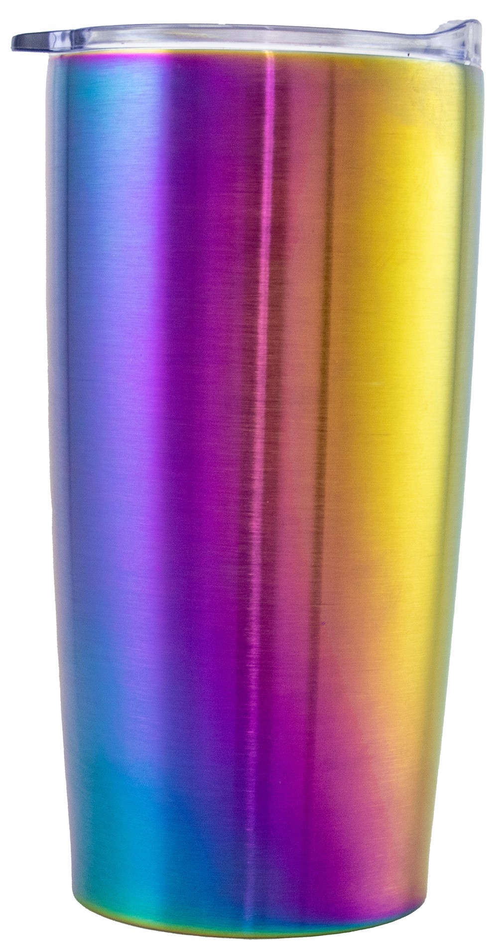 slide 1 of 1, Us Poly Tumbler - Ombre Multi Insulated Ss W.Lid, 20 oz