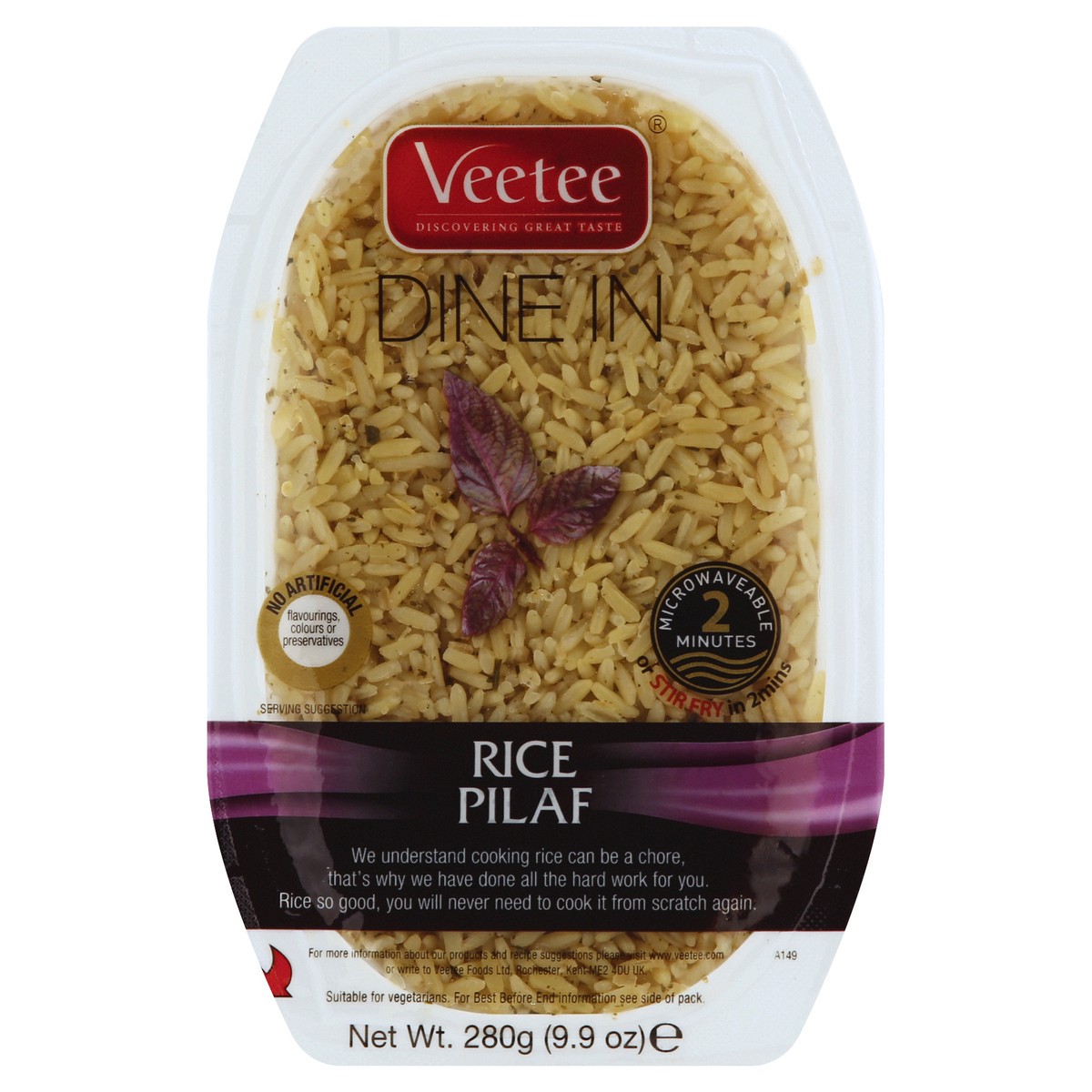 slide 3 of 3, VeeTee Rice Pilaf 280 g, 280 g