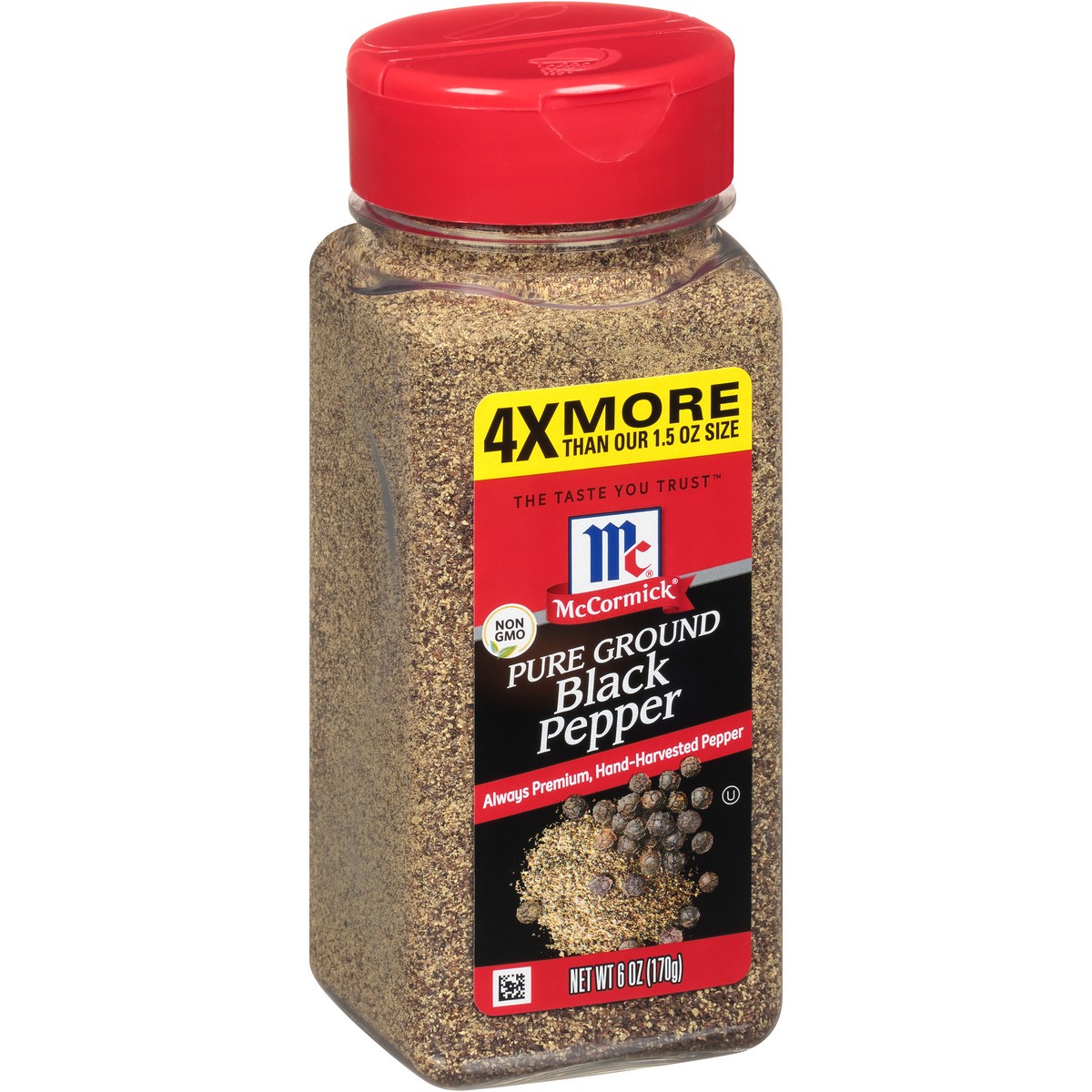 slide 4 of 9, McCormick Black Pepper - Pure Ground, 6 oz