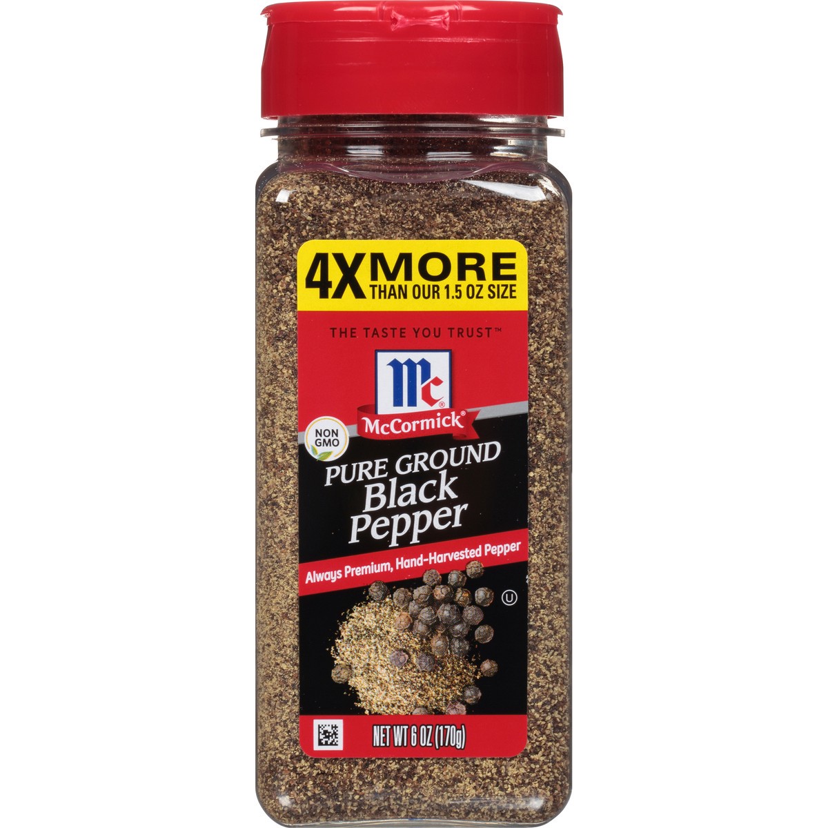 slide 2 of 9, McCormick Black Pepper - Pure Ground, 6 oz