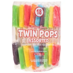 Budget Saver Assorted Twin Pops - 18 Count