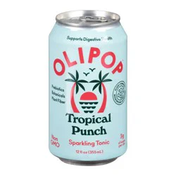 Olipop Sparkling Tonic, Tropical Punch
