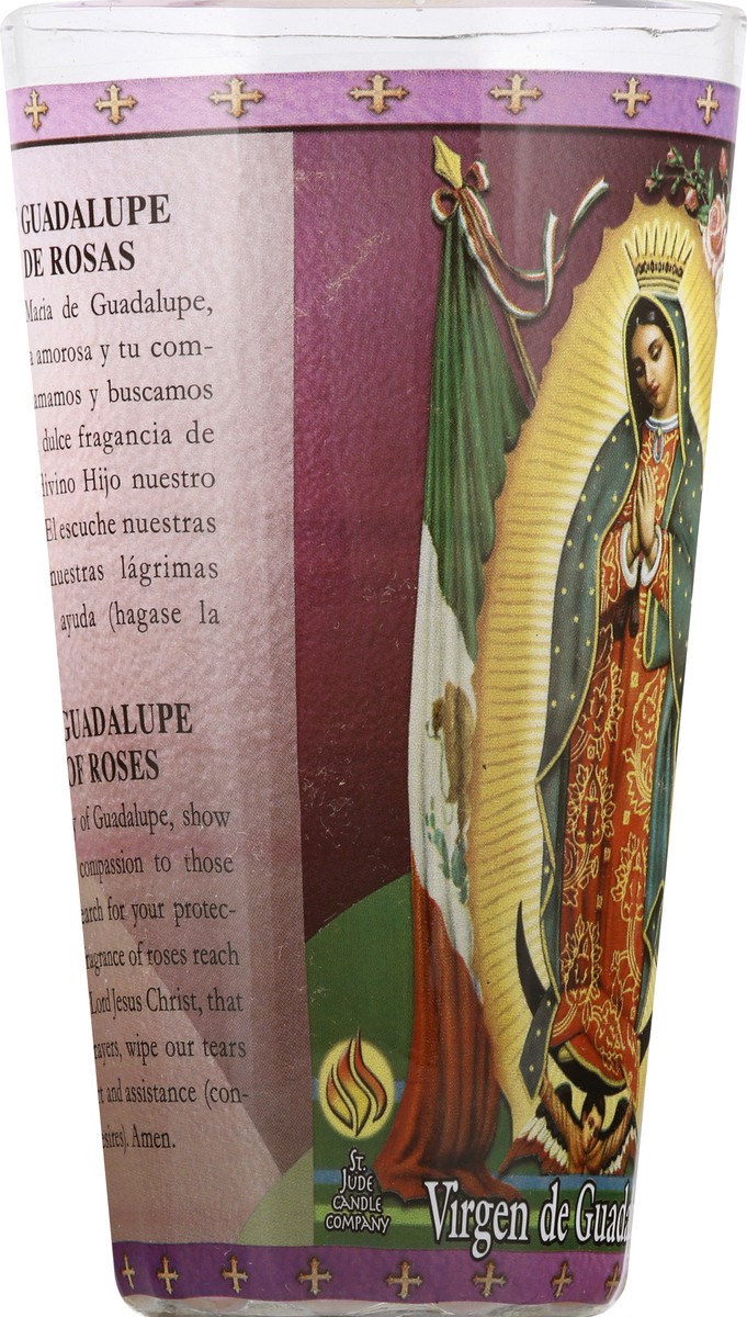 slide 8 of 9, St. Jude Candle Co. Virgin of Guadalupe Candle 1 ea, 1 ct