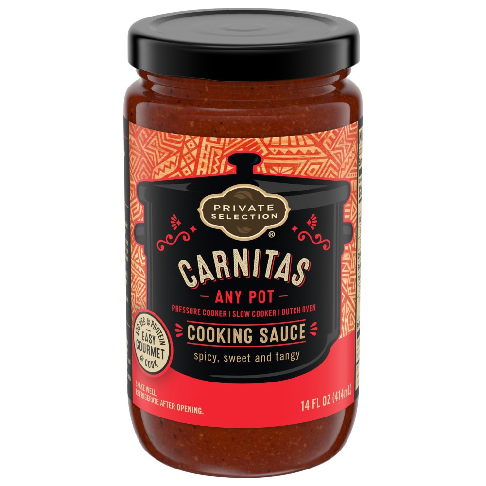 slide 1 of 4, Private Selection Carnitas Cooking Sauce, 14 oz