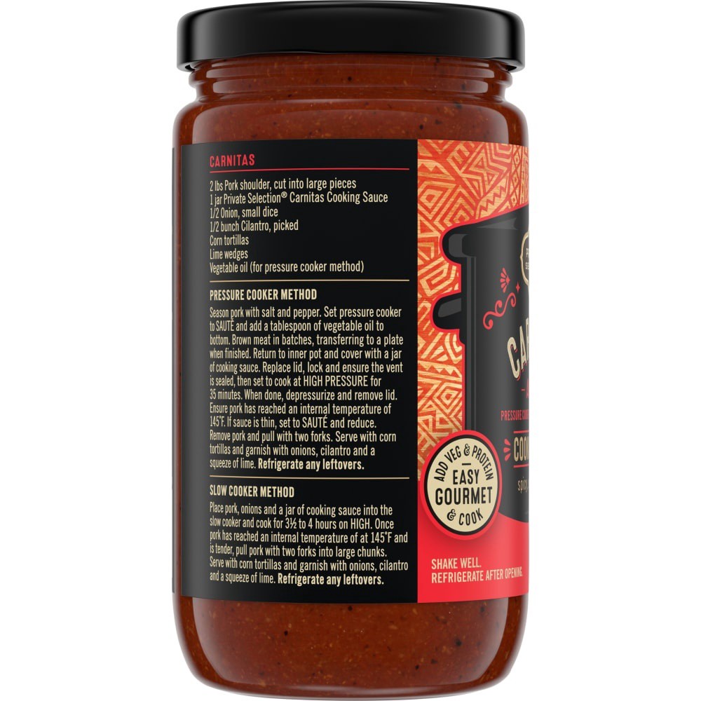 slide 3 of 4, Private Selection Carnitas Cooking Sauce, 14 oz