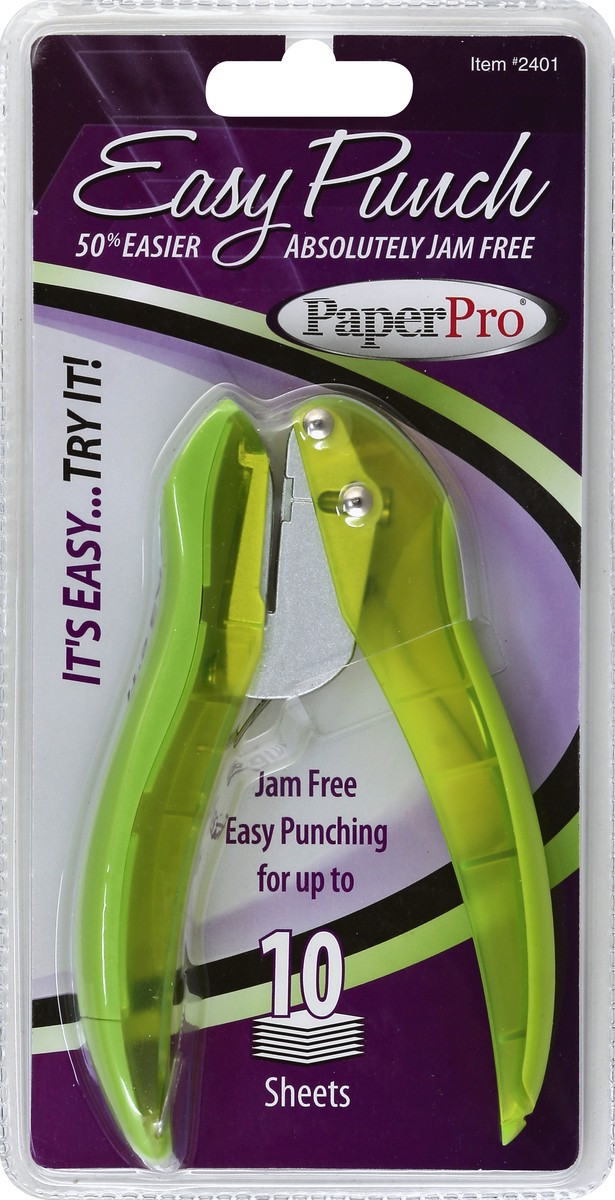 slide 1 of 5, Paperpro Assorted Colors One Hole Punch, 1 ct