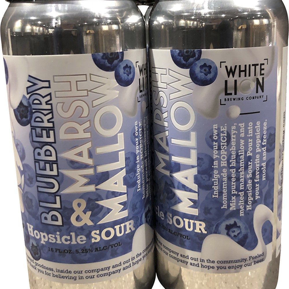 slide 1 of 1, White Lion Blueberry Hopsicle Sour, 16 oz