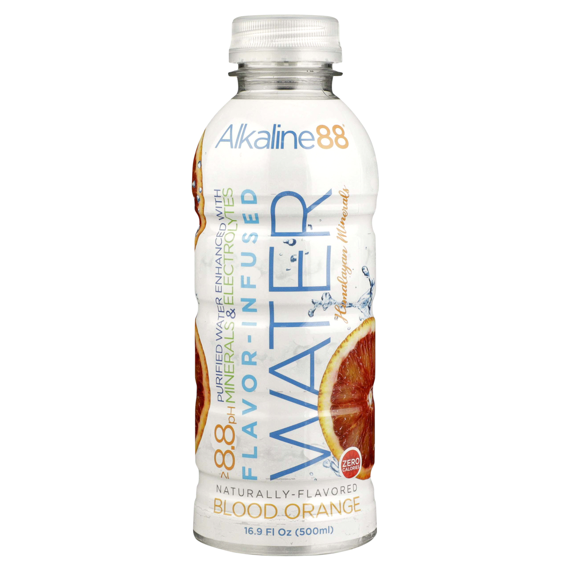 slide 1 of 1, Alkaline88 Blood Orange Flavor-Infused Himalayan Minerals Water, 16.9 fl oz