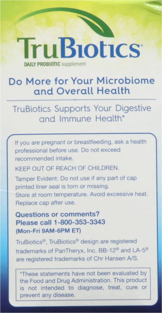 slide 2 of 4, Trubiotics Probiotic Capsules, 30 ct