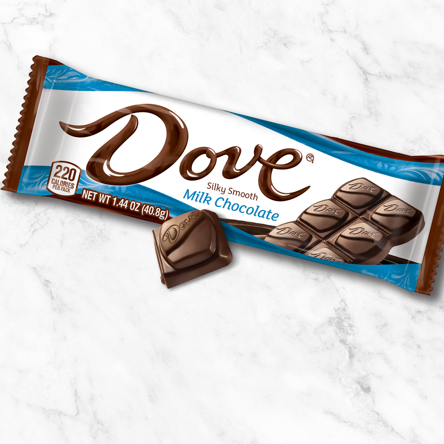 slide 7 of 7, DOVE Candy Milk Chocolate Bar, Full Size, 1.44 oz Bar, 1.44 oz