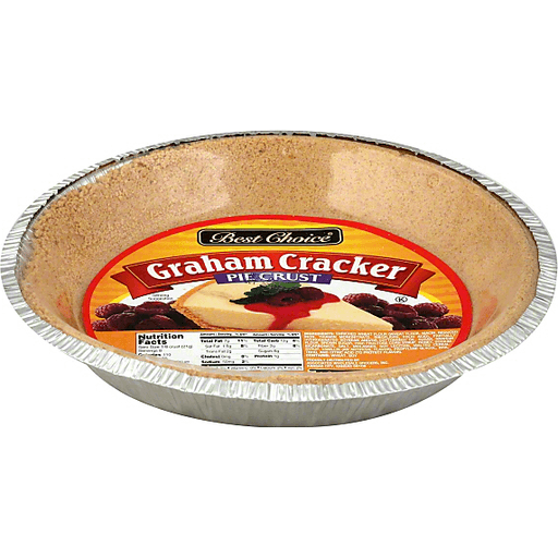 slide 1 of 1, Best Choice Graham Crust Pie Shell, 6 oz