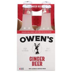 Owen's Non-Alcoholic Ginger Beer Cocktail Mixer - 4 ct