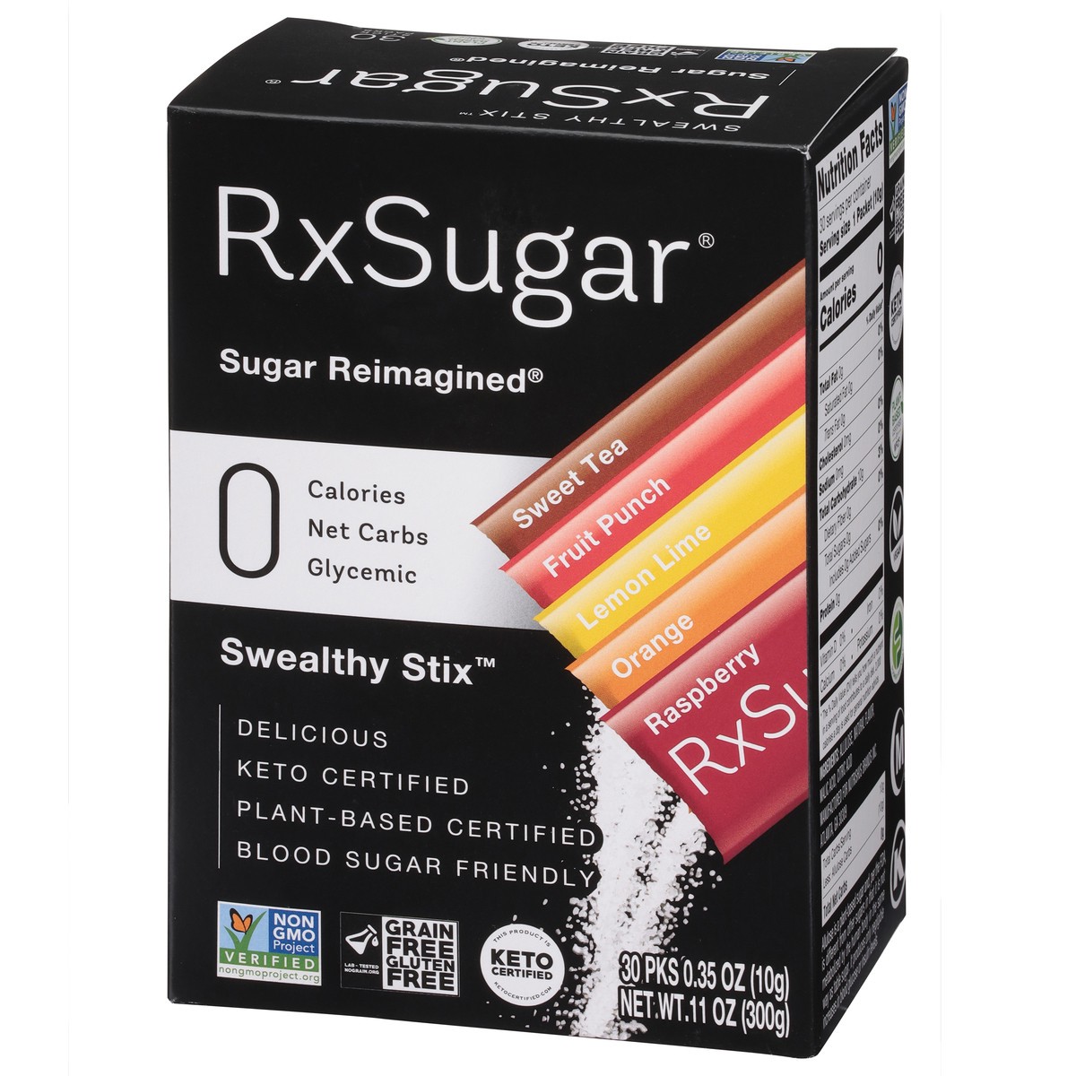 slide 8 of 9, RxSugar Sugar Reimagined Assorted Swealthy Stix 30 - 0.35 oz Packs, 30 ct