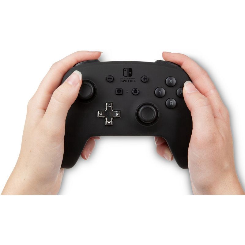 slide 8 of 12, PowerA Enhanced Wireless Controller for Nintendo Switch -Black, 1 ct