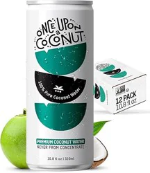 Once Upon a Coconut Premium Pure Coconut Water 10.8 fl oz